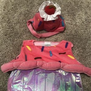 Baby cupcake costume size 6 m